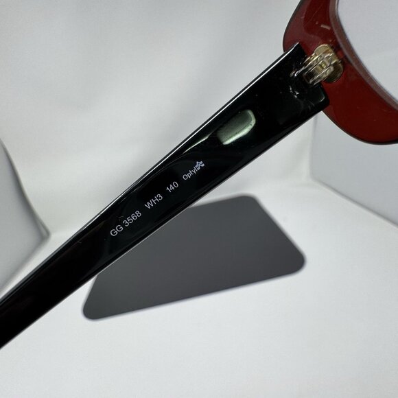 GUCCI Eyeglasses GG 3568 WH3 Optyl Italy Merlot Red Black Frame 53-14-140 main image 14
